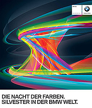 Silvester in der BMW Welt - Die Nacht der Farben